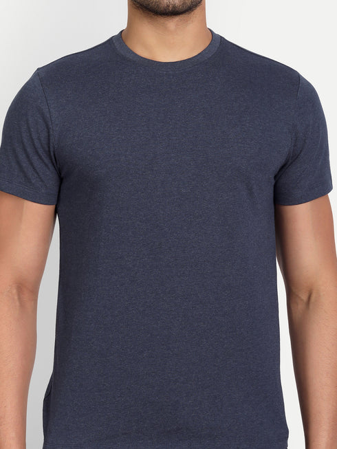 Men's Crew Neck MELANGE Tee Brown